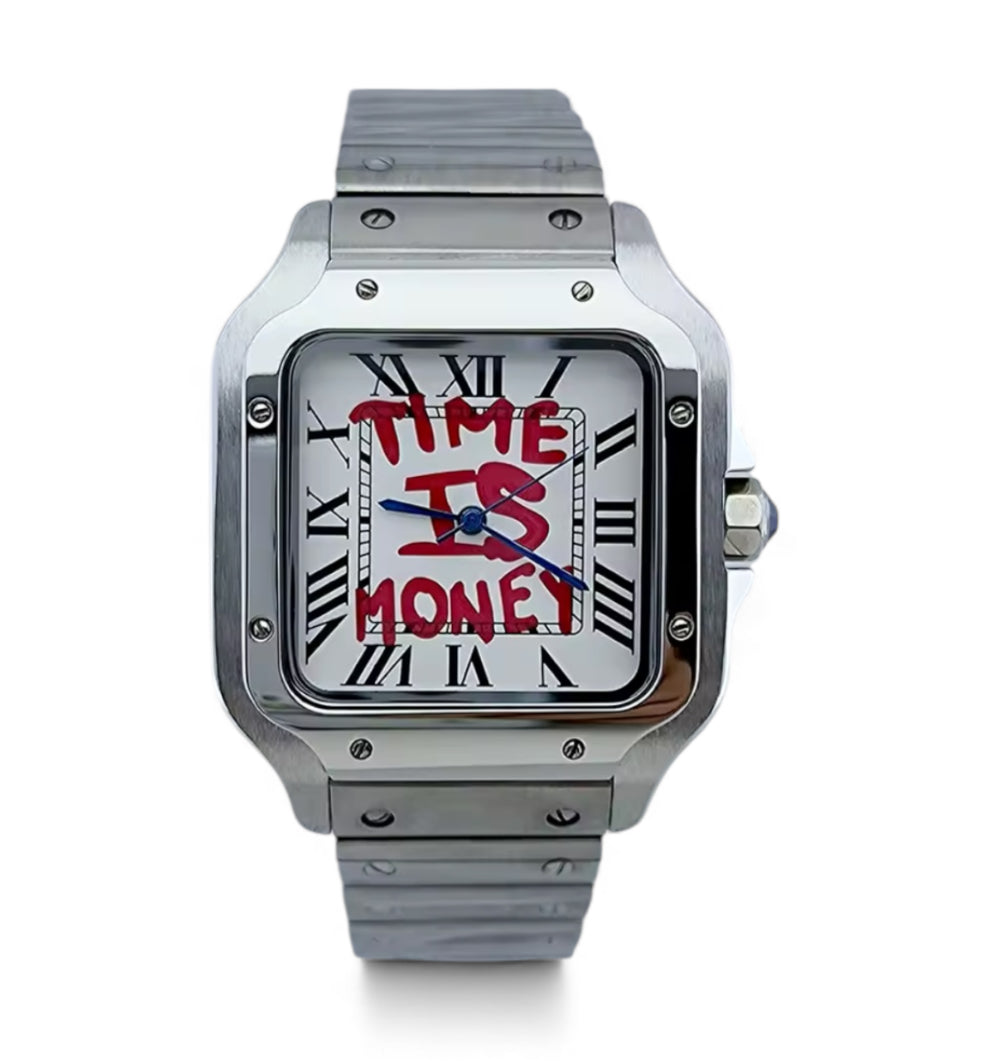 RELOJ TIME IS MONEY.